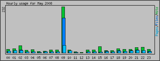 Hourly usage