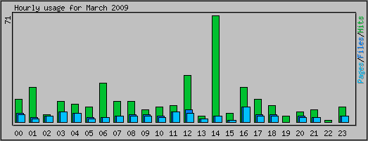 Hourly usage