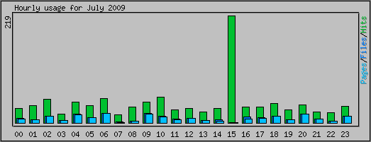 Hourly usage