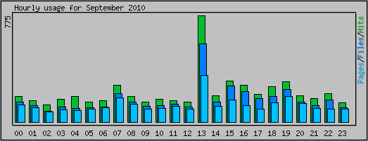 Hourly usage