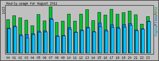 Hourly usage