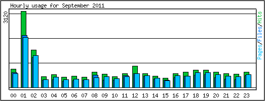 Hourly usage