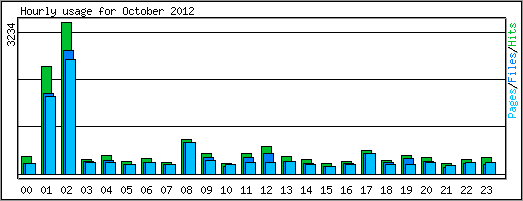 Hourly usage