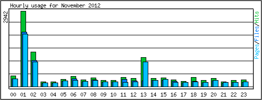 Hourly usage