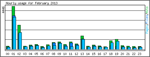 Hourly usage