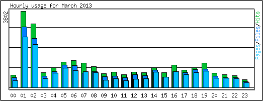 Hourly usage