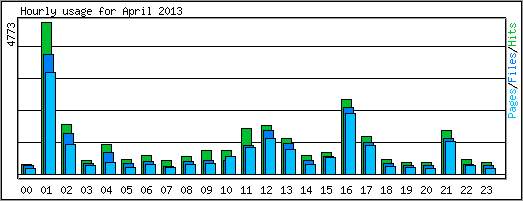 Hourly usage