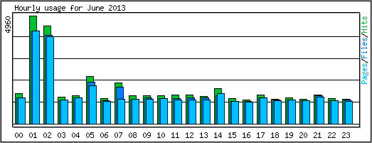 Hourly usage