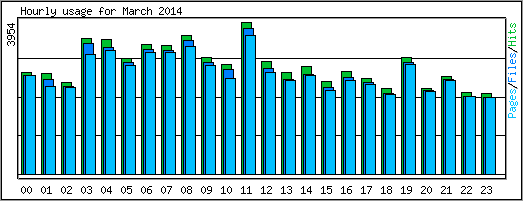 Hourly usage