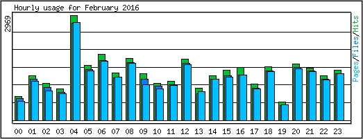 Hourly usage