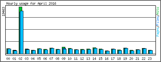 Hourly usage