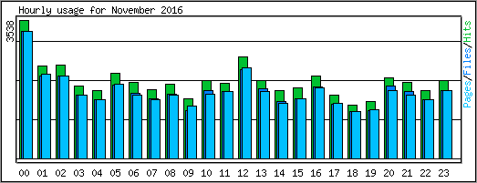 Hourly usage