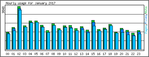 Hourly usage